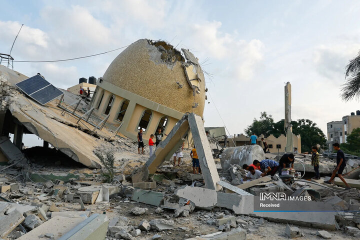 ویرانی های حمله به غزه