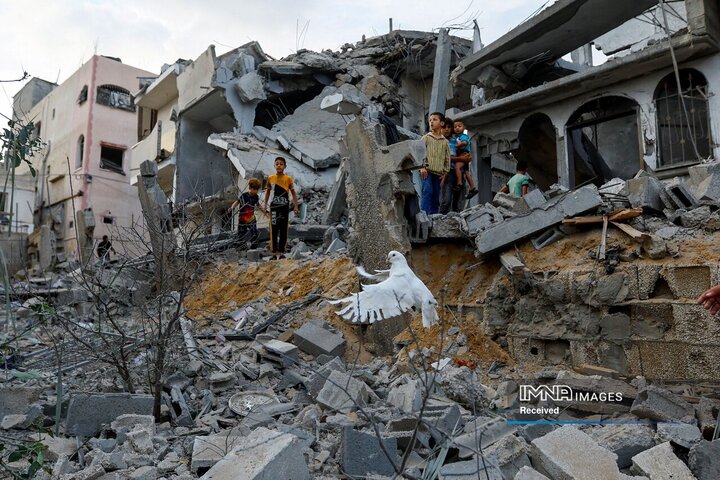 ویرانی های حمله به غزه