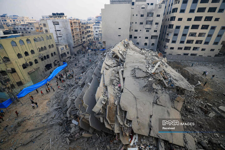 ویرانی های حمله به غزه