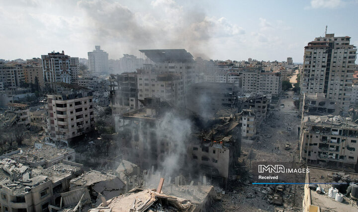 ویرانی های حمله به غزه