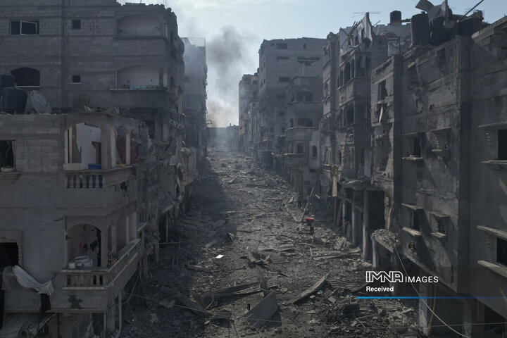 ویرانی های حمله به غزه