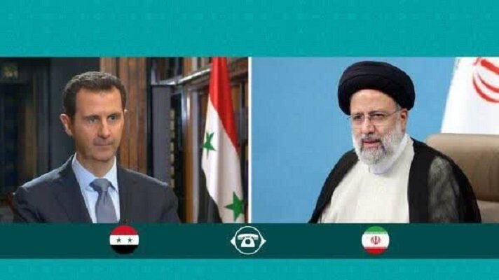 گفت‌وگوی تلفنی رؤسای جمهور ایران و سوریه