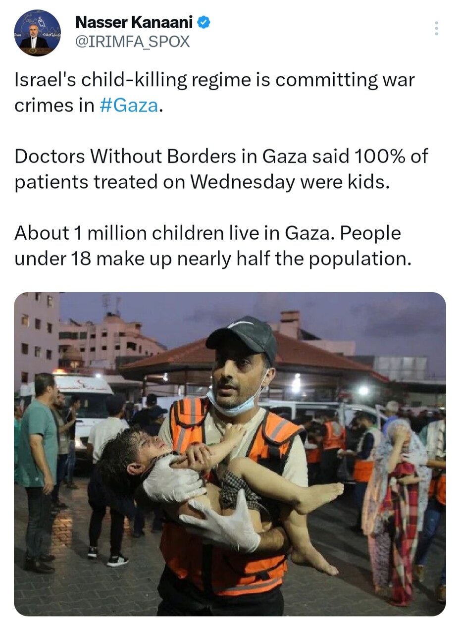 رژیم کودک کش اسرائیل در غزه مرتکب جنایات جنگی می‌شود