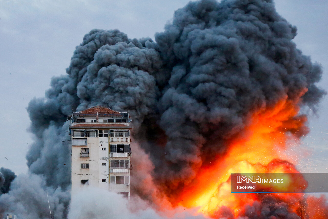 ویرانی گسترده در نوار غزه+ عکس و فیلم