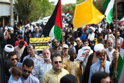 راهپیمایی محکومیت جنایات رژیم صهیونیستی در بندرعباس برگزار شد