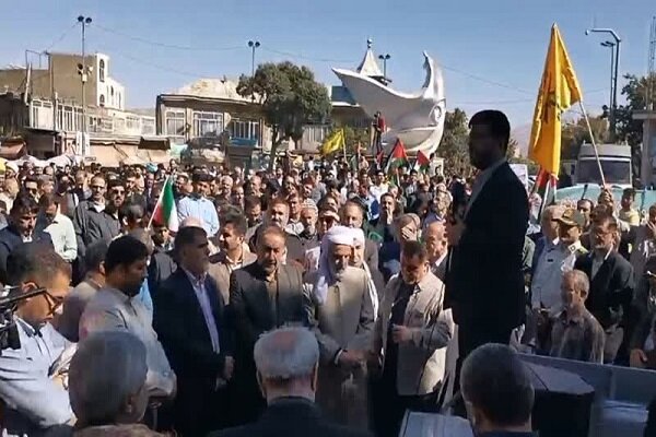 مردم کردستان جنایات رژیم صهیونیستی را محکوم کردند