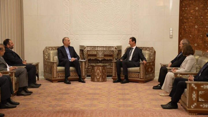 امیرعبداللهیان با بشار اسد دیدار و گفت‌وگو کرد