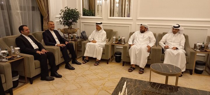 امیرعبداللهیان با نخست وزیر قطر دیدار کرد