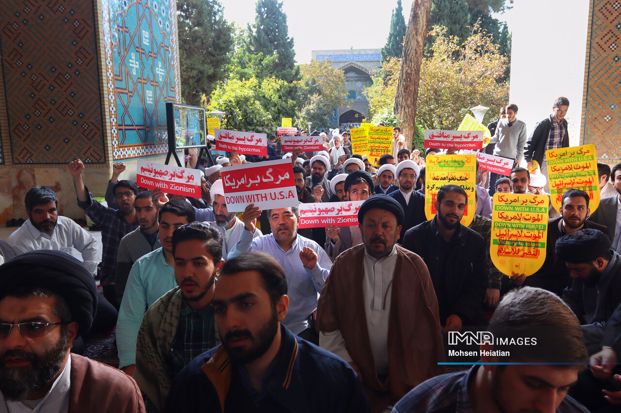 حضور خودجوش جامعه نخبگانی برای حمایت از مردم مظلوم غزه