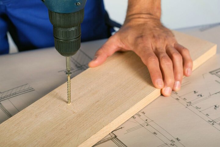 ترفندهایی برای بستن محکم قطعات چوبی با پیچ MDF