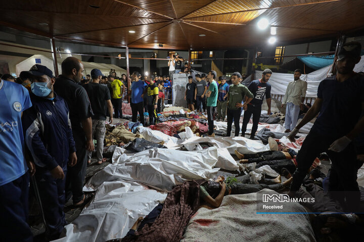 حمله رژیم صهیونیستی به بیمارستانی در غزه