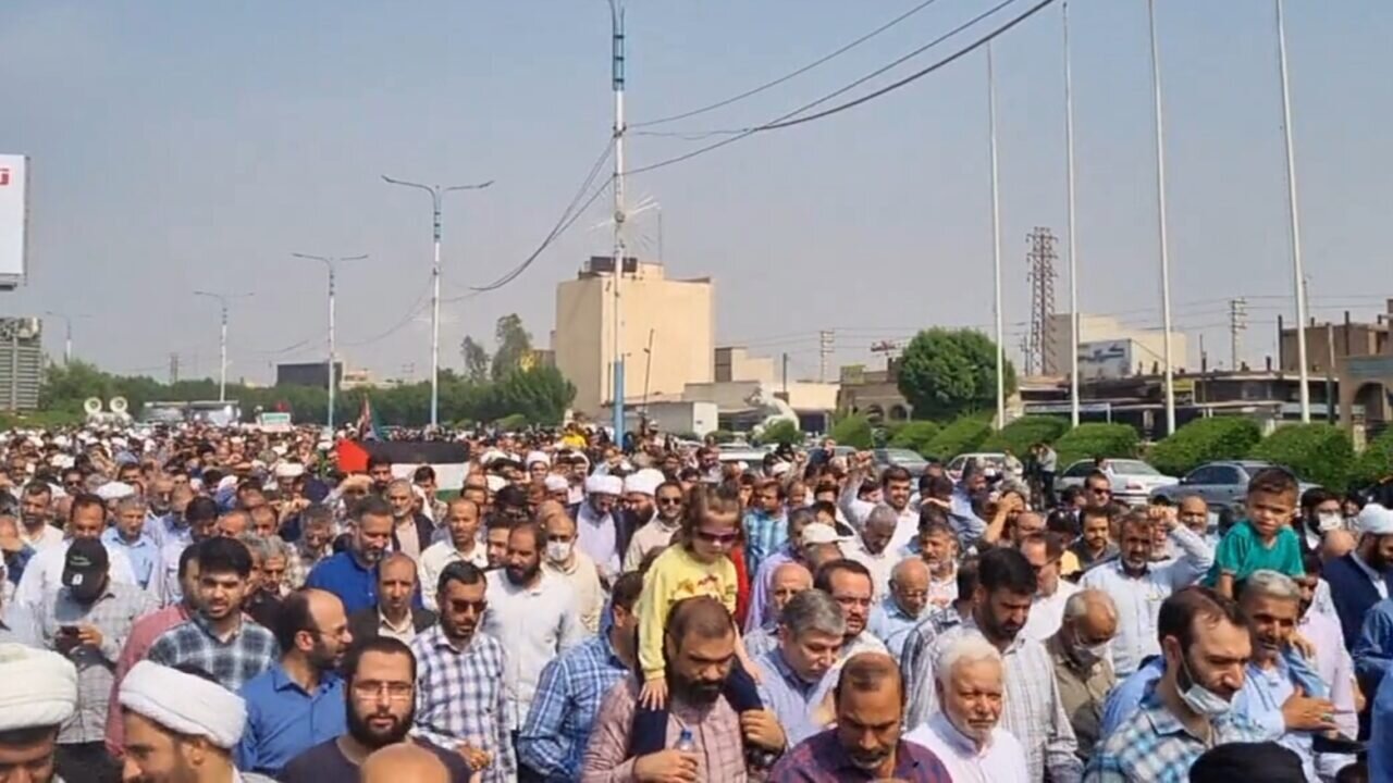 خیزش مردم ایران در محکومیت جنایت رژیم غاصب صهیونیستی