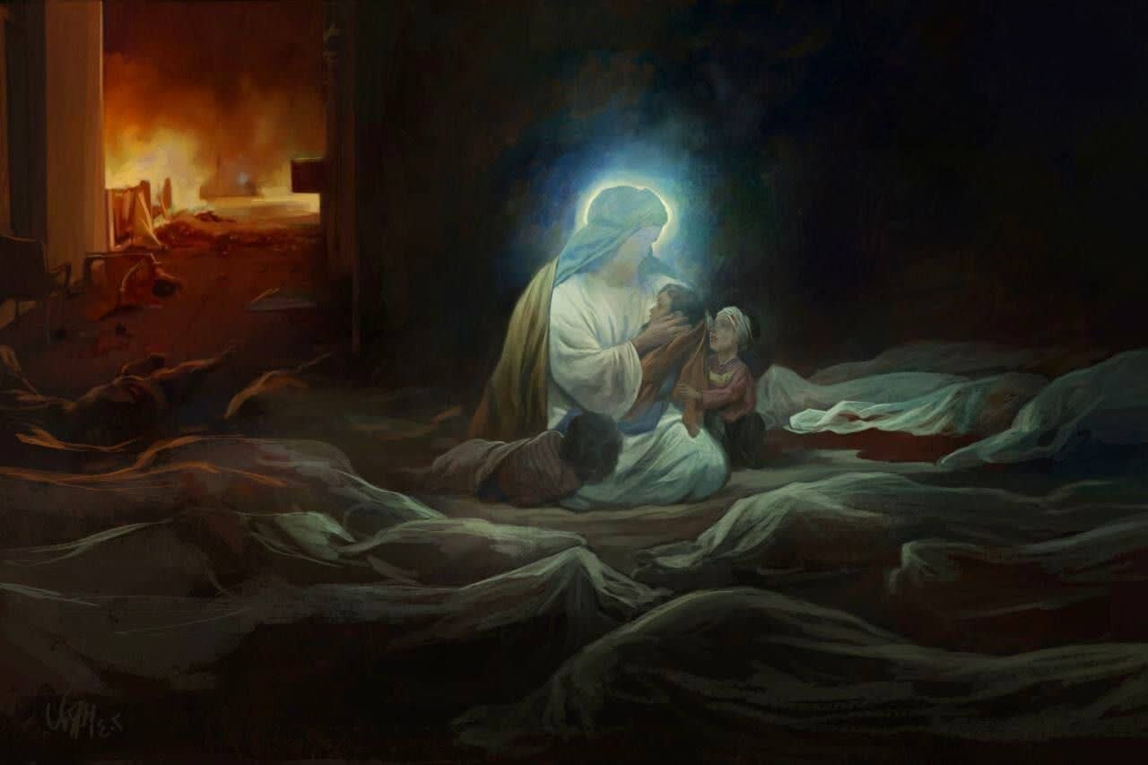 «العجل» اثر جدید حسن روحالامین برای شهدای اخیر غزه