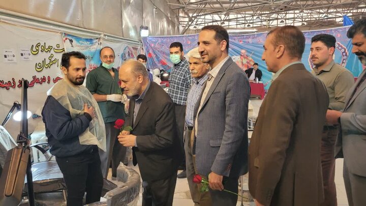 تکریم گروه جهادی سلامت در منطقه یک شهرداری اصفهان