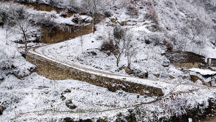 روستاهای مارگون پنجه در پنجه با سرما