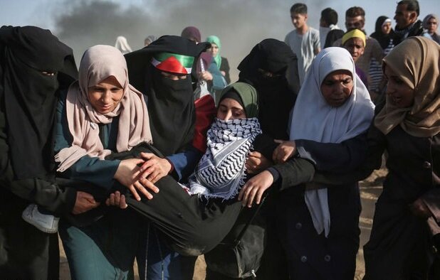 فریاد زنان و کودکان غزه زیر آوار سکوت جهانی