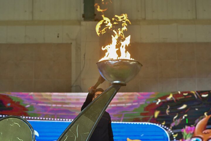 مشعل یازدهمین المپیاد ورزش محلات شهر میراث جهانی یزد شعله‌ور شد