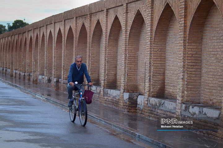 Symphony of Freshness Unleashed by Autumn Rain in Isfahan