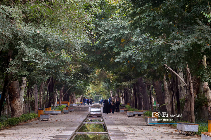 Symphony of Freshness Unleashed by Autumn Rain in Isfahan