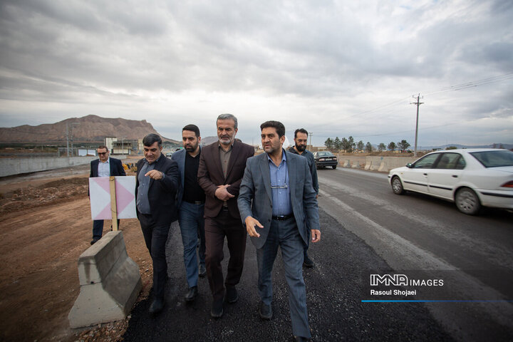 بازدید اعضای شورای شهر اصفهان از پروژه‌های شهری