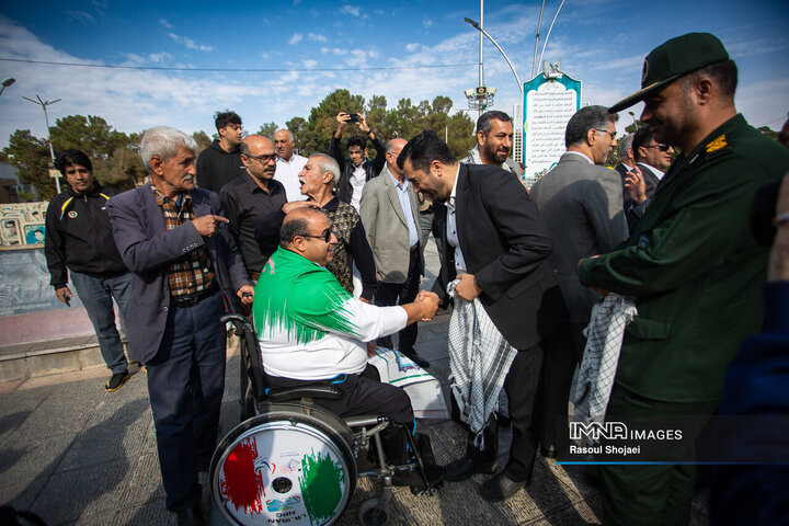 مراسم استقبال از افتخارآفرینان ورزش اصفهان در بازی‌های پاراآسیایی هانگژو