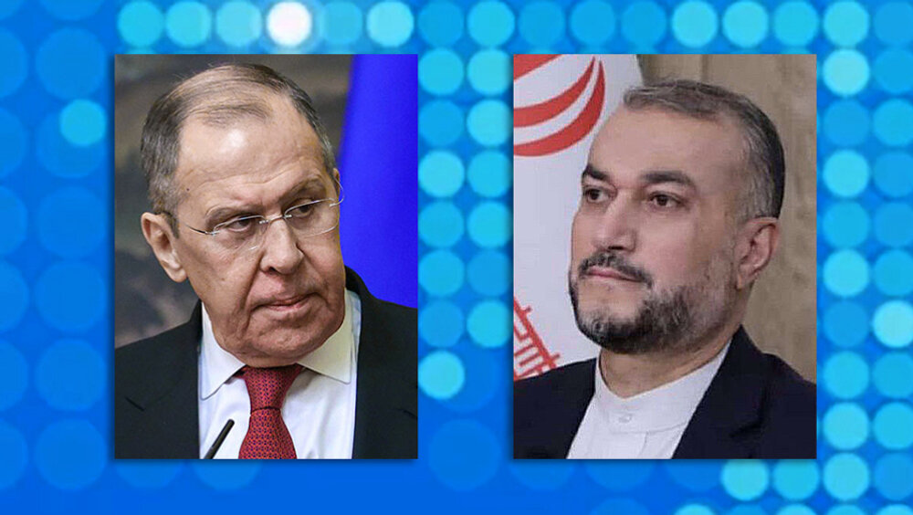 Iranian, Russian Foreign Ministers Express Concern over Israeli War in Gaza