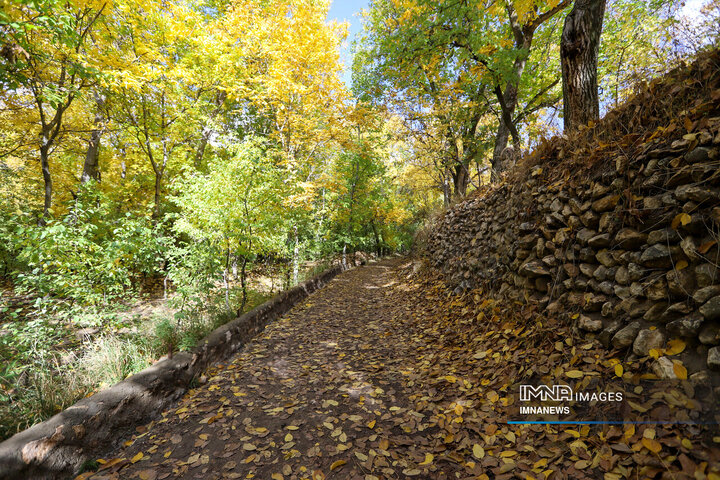 Captivating Autumn Landscape of Iranian Village
