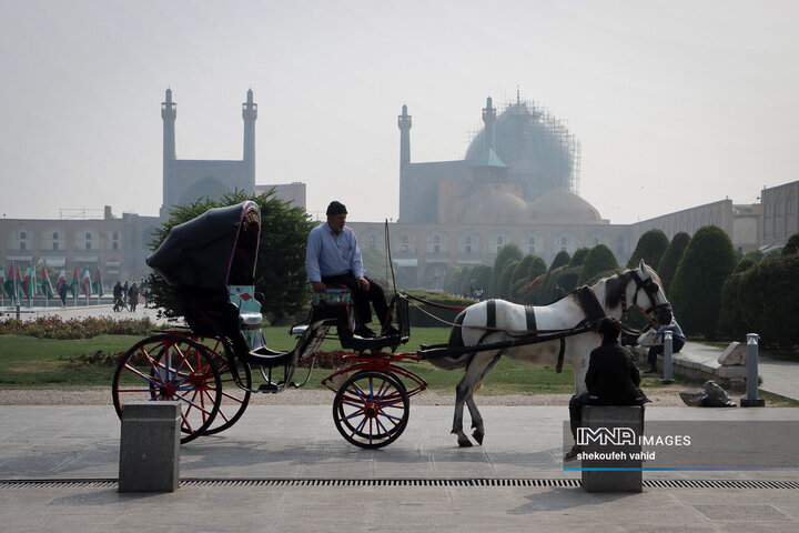 تنفس ۵۴ ساعت هوای سالم در هفته گذشته اصفهان