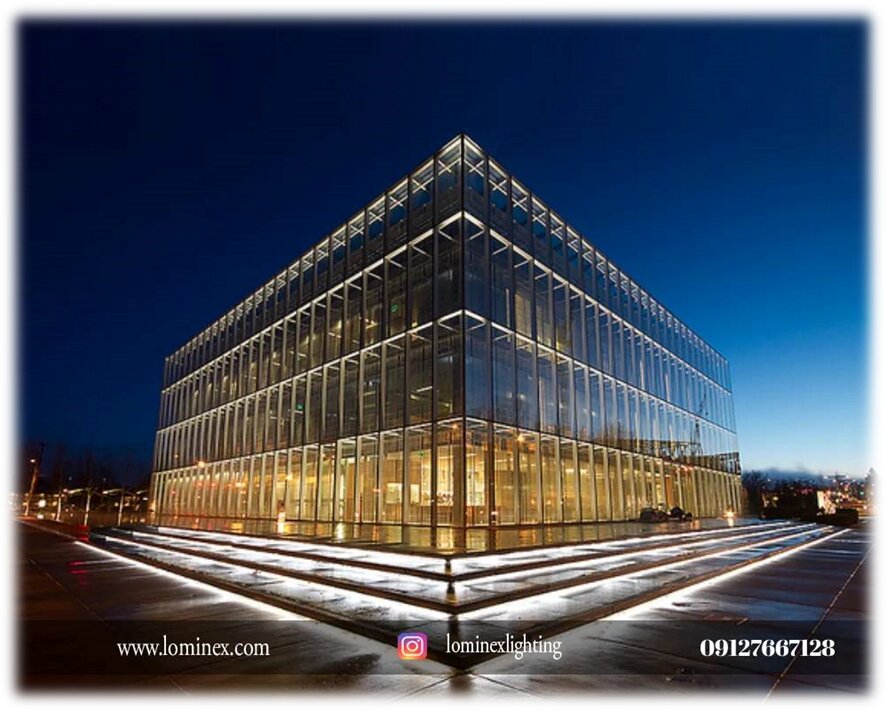 نور پردازی نمای ساختمان