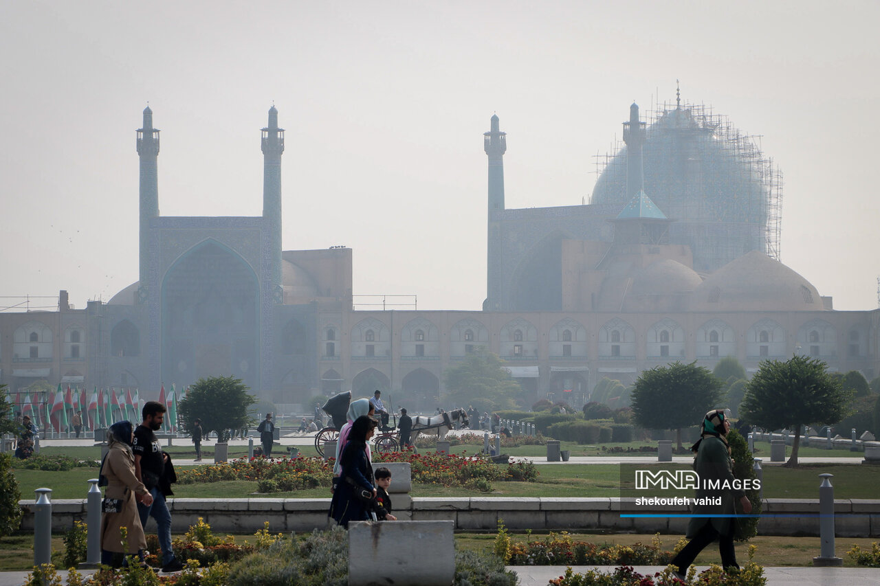 هوای آلوده به اصفهان بازگشت