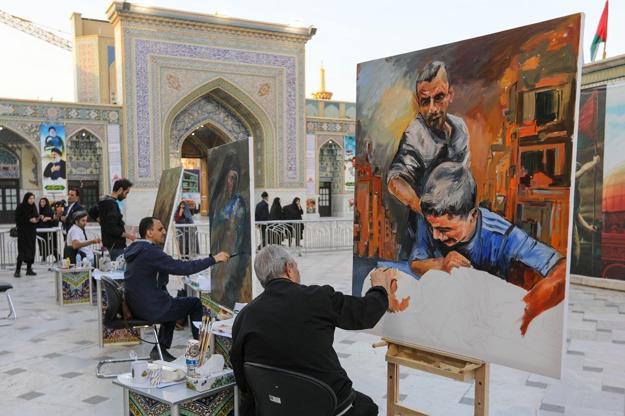 هنر و هنرمند در خط حمایت از مظلومان فلسطین