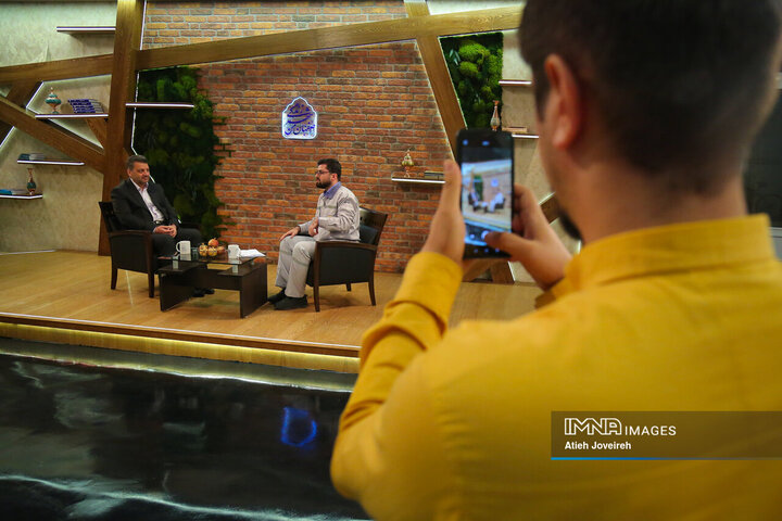 پشت صحنه برنامه تلویزیونی «اصفهان من»