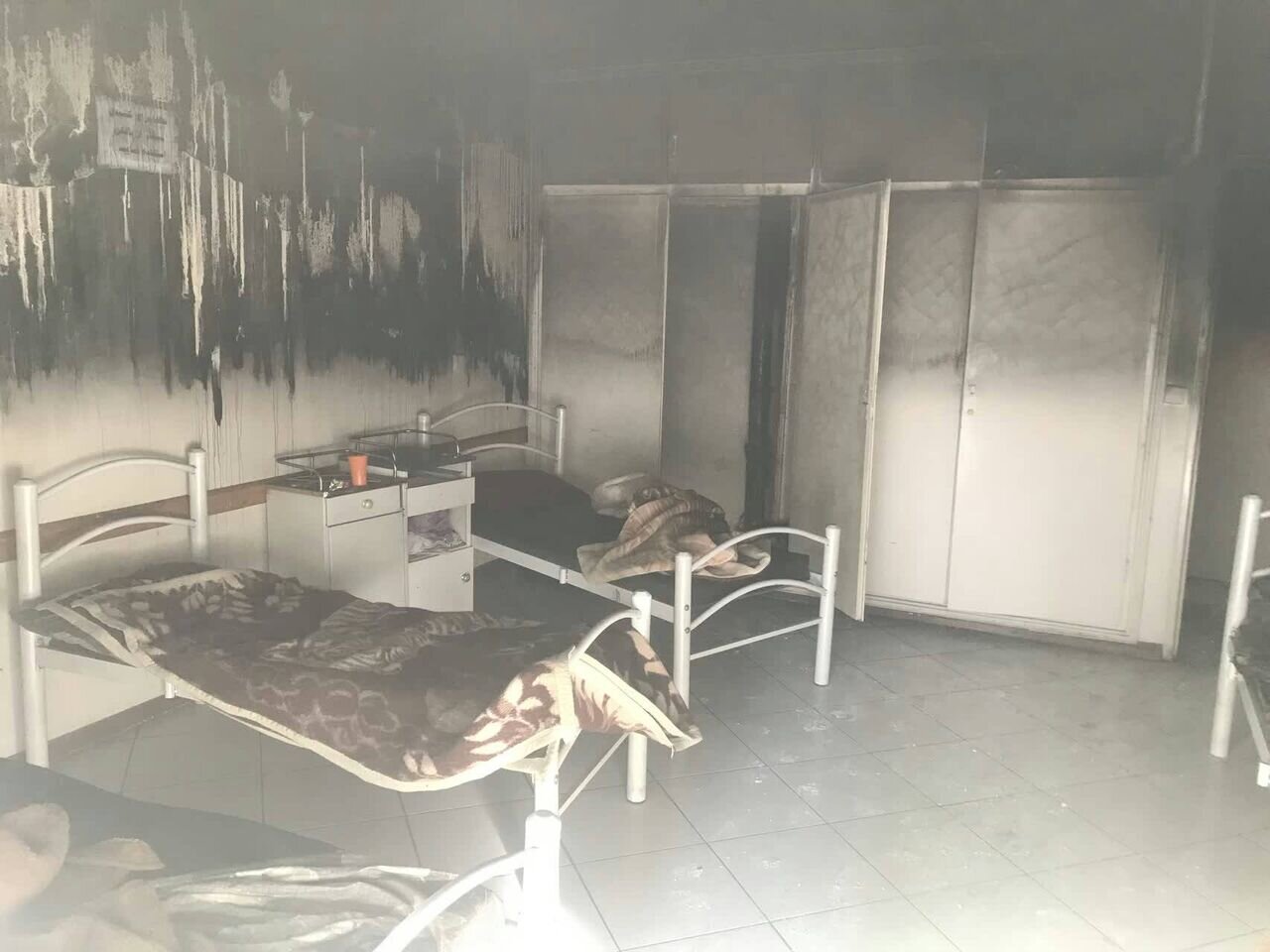 آتش سوزی یک مرکز درمانی در تهران