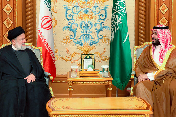 ملاقات ولیعهد عربستان با رئیس جمهور