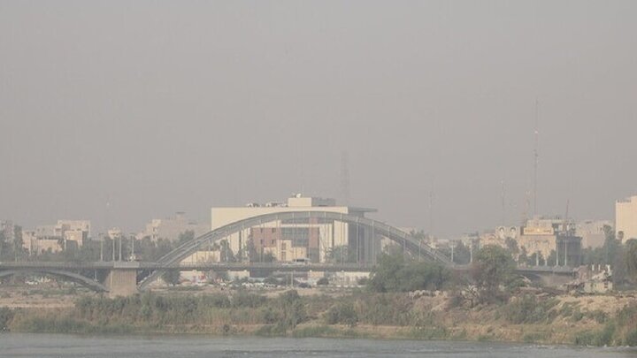 جولان آلودگی هوا در خوزستان/ ۸ شهر همچنان در وضعیت قرمز