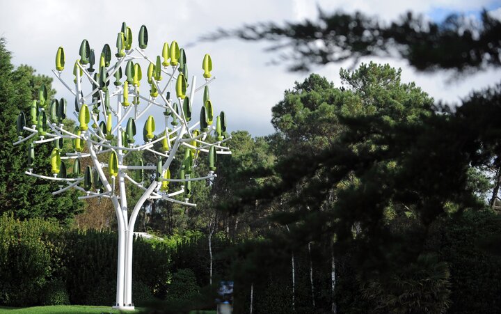درختان بادی، راهکار تولید انرژی تجدیدپذیر در فضاهای عمومی