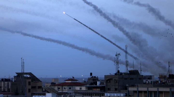 حملات راکتی گسترده القسام به تل‌آویو + فیلم