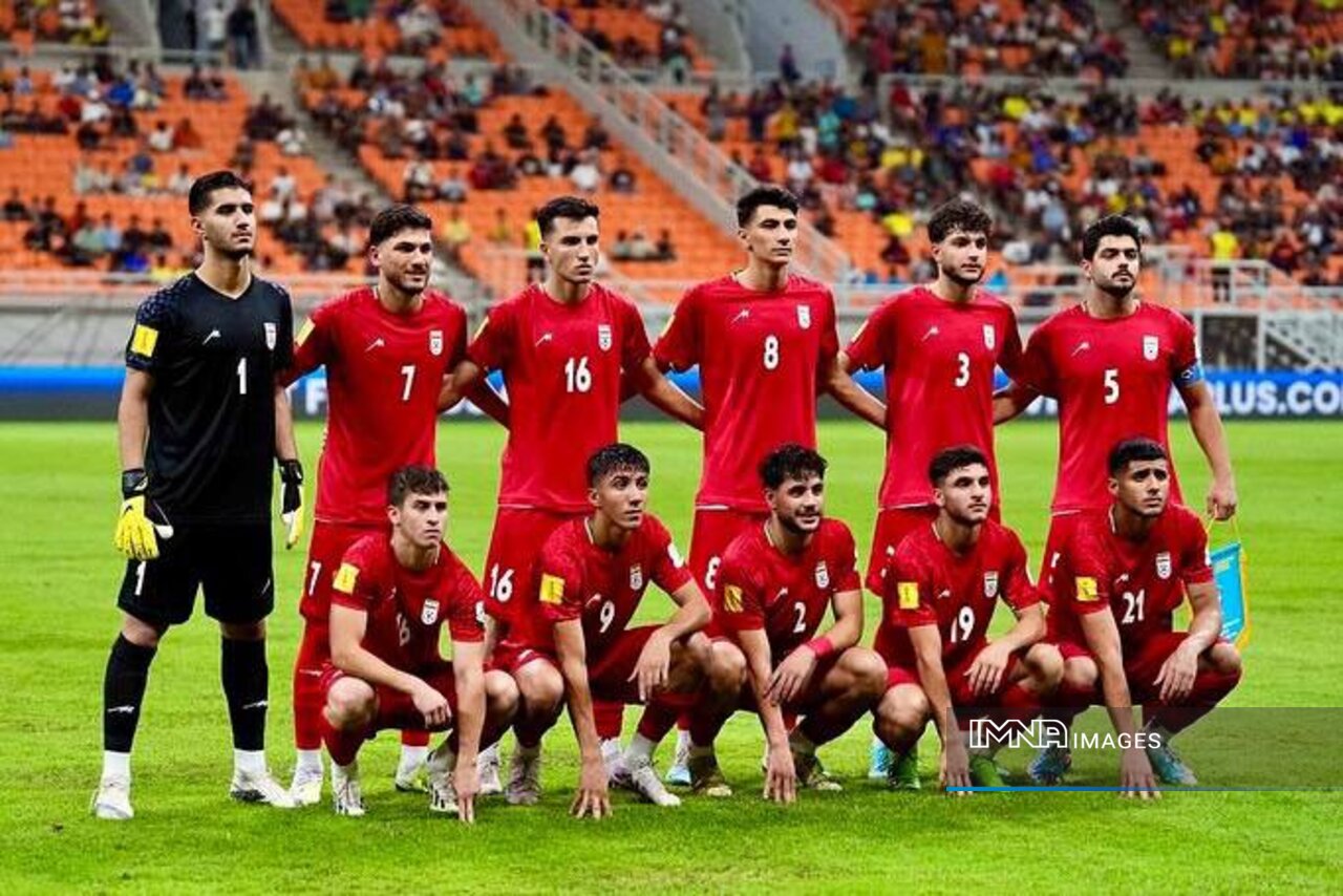 اعلام ترکیب تیم ملی فوتبال نوجوانان ایران مقابل نیوکالدونیا