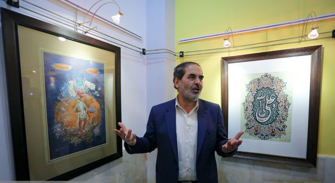 همراه با «رضا بدرالسماء»؛ تابلویی که ایثار و حماسه مردم اصفهان را به تصویر کشید