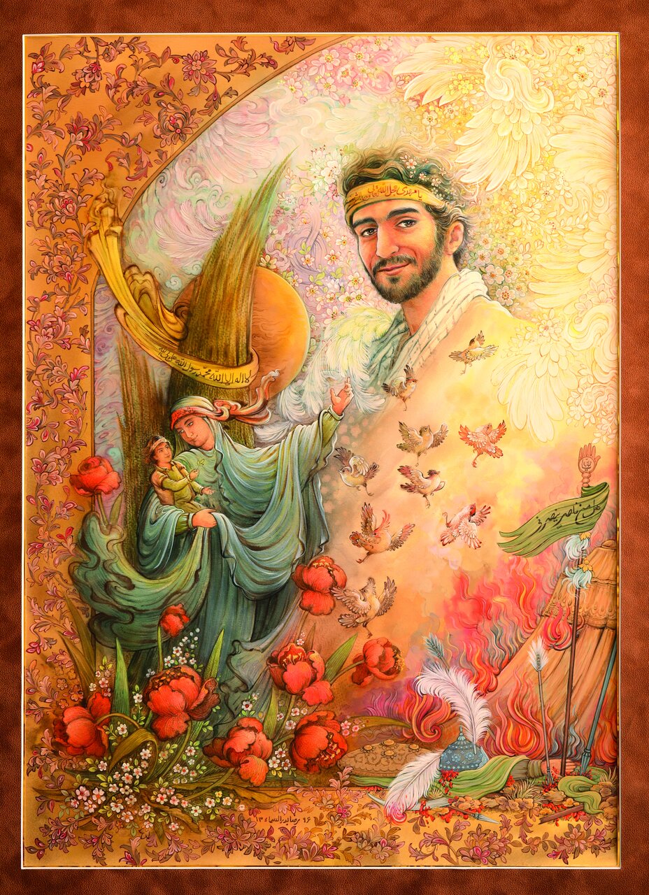 همراه با «رضا بدرالسماء»؛ تابلویی که ایثار و حماسه مردم اصفهان را به تصویر کشید