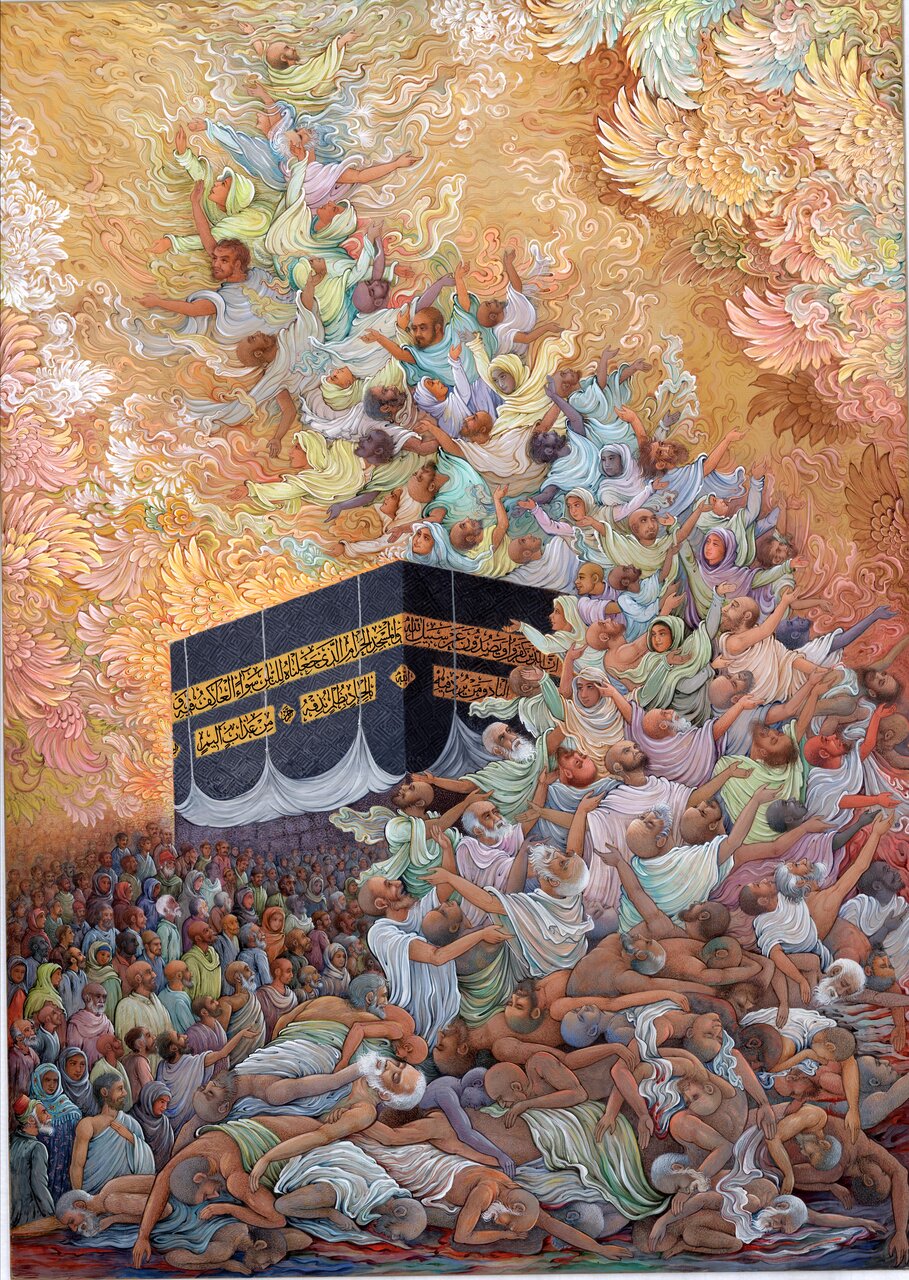 همراه با «رضا بدرالسماء»؛ تابلویی که ایثار و حماسه مردم اصفهان را به تصویر کشید