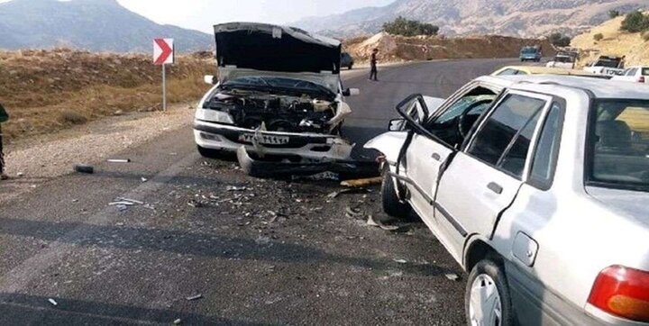 وقوع بیشترین تصادفات استان کردستان در محور سنندج-کامیاران