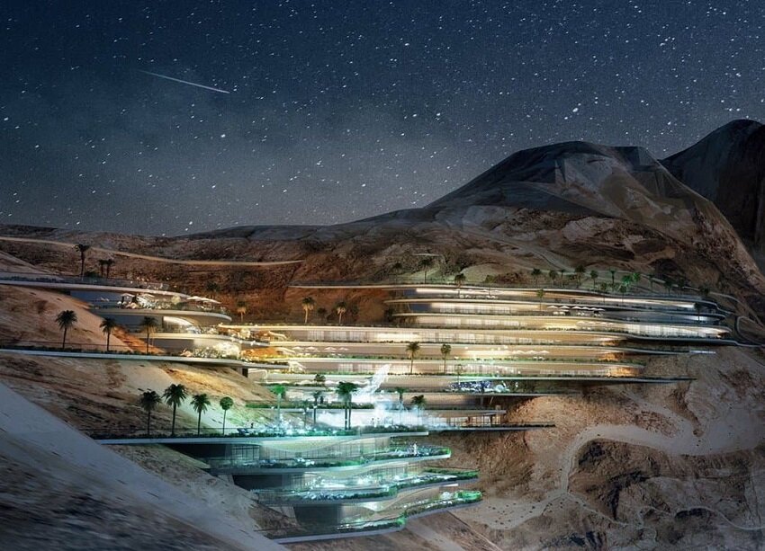 تلاشهای نهایی شگفتی عربستان؛ پیست اسکی شهر هوشمند نئوم