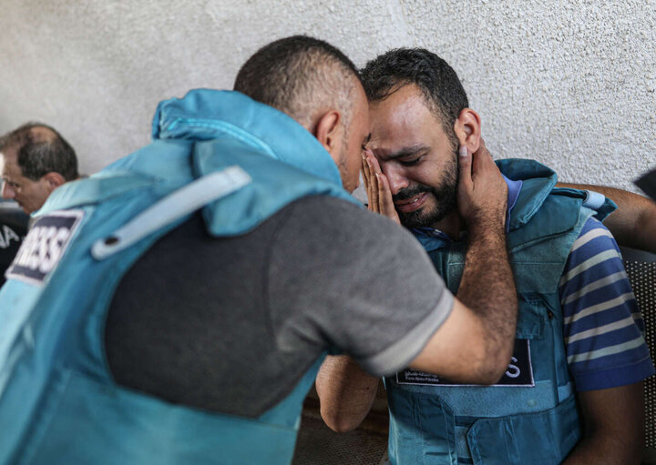 شهادت ۶۶ خبرنگار در حملات اشغالگران به نوار غزه