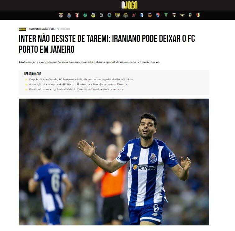 مهدی طارمی در چندقدمی پوشیدن پیراهن اینترمیلان ایتالیا +عکس