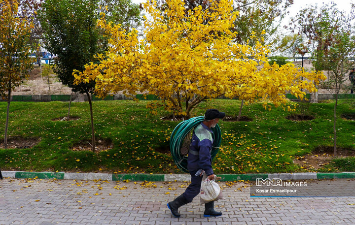 طبیعت زیبای پاییزی در تبریز