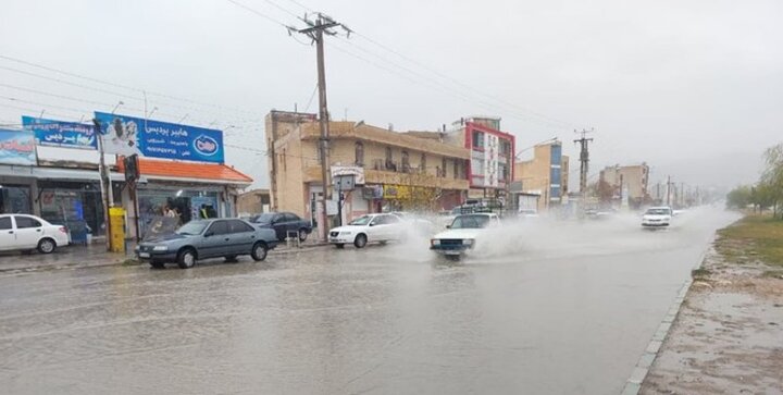 ثبت بیشترین بارش استان گلستان در آق‌قلا