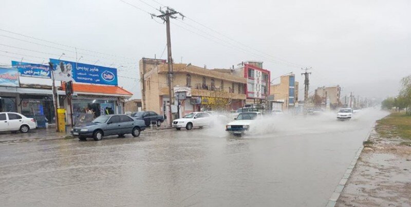 بارش ۸۸ میلیمتر باران در شهرستان چرام