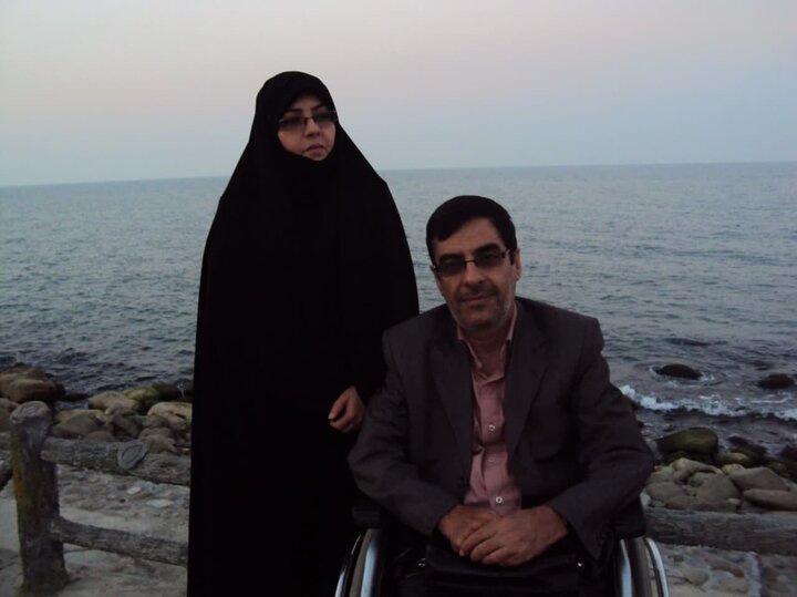 همسر یک جانباز قطعنخاعی: با خدا معامله کردم همسر یک جانباز قطعنخاعی: با خدا معامله کردم