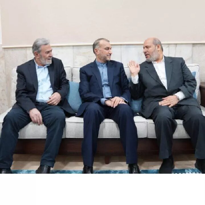 دیدار امیرعبداللهیان با مقامات حماس و جهاد اسلامی در لبنان